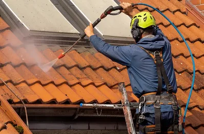 Démoussage et hydrofuge de toiture à Bidon